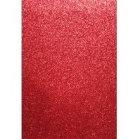 Hobby & Crafting Fun - EVA Foam Sheets - Glitter - Red (5 pcs)