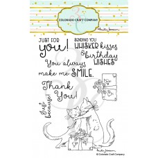 Colorado Craft Company - Whisker Kisses (Anita Jeram) (stamp and die bundle)