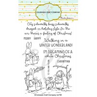 Colorado Craft Company - Anita Jeram ~ White Christmas (stamp and die bundle)