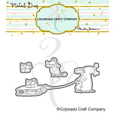 Colorado Craft Company - Anita Jeram ~ Sled Bunny Dies