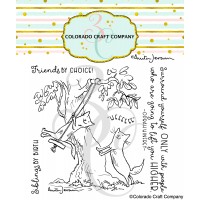 Colorado Craft Company - Anita Jeram ~ Lift You Higher Cats (stamp and die bundle)