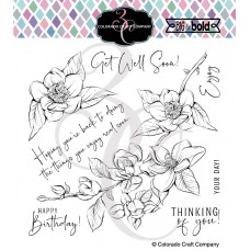 Colorado Craft Company - Big and Bold - Thinking Of You Magnolias (stamp and die bundle)