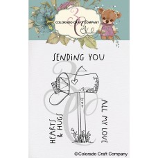 Colorado Craft Company - Kris Lauren ~ Mailbox of Love Mini (stamp and die bundle)