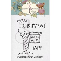 Colorado Craft Company - Kris Lauren ~ North Pole Mini   (stamp and die bundle)