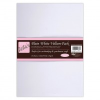 Anita's - Plain White Vellum - 10 sheets (150 gsm)