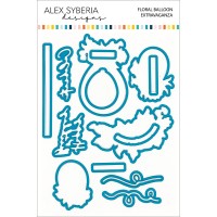 Alex Syberia Designs - Floral Balloon Extravaganza Die Set