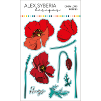 Alex Syberia Designs - Cindy Lou's Poppies Die Set