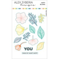 Alex Syberia Designs - Happy Blooms Die Set