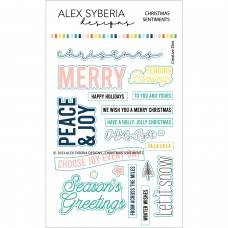 Alex Syberia Designs - Christmas Sentiments Die Set