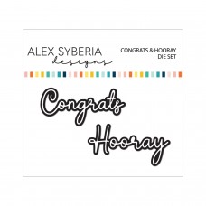 Alex Syberia Designs - Congrats and Hooray Die Set