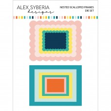 Alex Syberia Designs - Nested Scalloped Frames Die Set