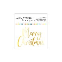 Alex Syberia Designs - Large Merry Christmas Hot Foil