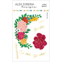 Alex Syberia Designs - Floral Medley Hot Foil Plate Set