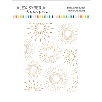 Alex Syberia Designs - Brilliant Burst Hot Foil Plate