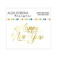 Alex Syberia Designs - Happy New Year Hot Foil Plate