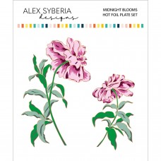 Alex Syberia Designs - Midnight Blooms Hot Foil Plate Set