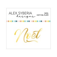 Alex Syberia Designs - Noel Hot Foil Plate