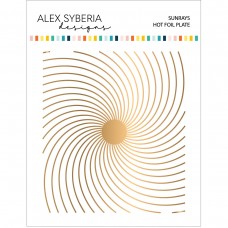 Alex Syberia Designs - Sunrays Hot Foil Plate