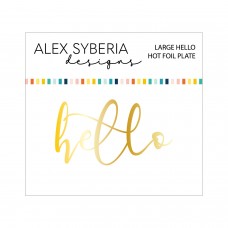 Alex Syberia Designs - Large Hello Hot Foil Plate