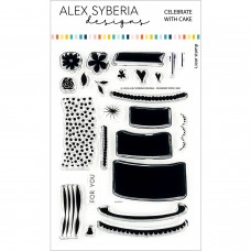 Alex Syberia Designs - Celebrate with Cake Stamp Set