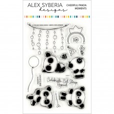 Alex Syberia Designs - Cheerful Panda Moments Stamp Set