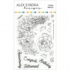 Alex Syberia Designs - Floral Medley Stamp Set