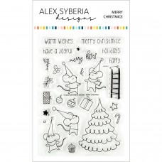 Alex Syberia Designs - Merry Christmice Stamp Set