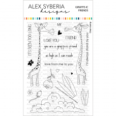 Alex Syberia Designs - Giraffe-ic Friends Stamp Set