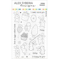 Alex Syberia Designs - Spring Bunnies Stamp Set