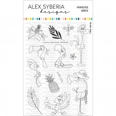 Alex Syberia Designs - Paradise Birds Stamp Set