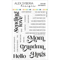 Alex Syberia Designs - For Her Sentiments Stamp Set