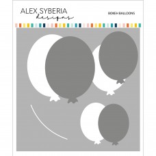 Alex Syberia Designs - Bokeh Balloons Stencil