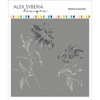 Alex Syberia Designs - Midnight Blooms Layering Stencil Set