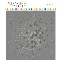 Alex Syberia Designs - Confetti Stencil Set