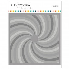 Alex Syberia Designs - Sunrays Stencil Set (4pcs)