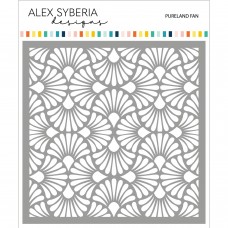 Alex Syberia Designs - Pureland Fan Stencil