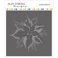 Alex Syberia Designs - Festive Poinsettia Stencil Set