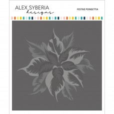 Alex Syberia Designs - Festive Poinsettia Stencil Set