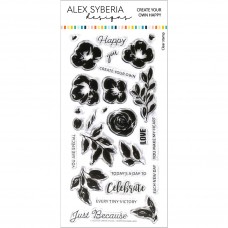 Alex Syberia Designs - Create Your Own Happy Stamp Set
