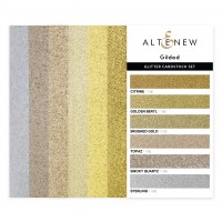 Altenew - Glitter Cardstock Set - Gilded (3 x 6 inches)