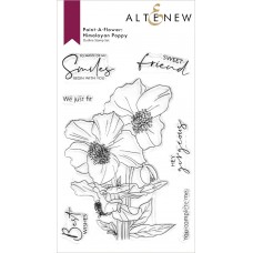 Altenew - Paint-A-Flower: Himalayan Poppy Outline Stamp Set 