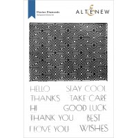 Altenew - Illusion Diamonds Background Stamp Set