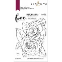 Altenew - Paint-A-Flower: Camellia Waterhouse Outline Stamp Set 