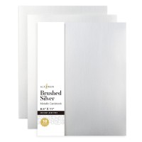 Altenew - Brushed Silver Metallic Cardstock (10 sheets/set)