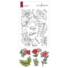 Altenew - Rosy Blooms Stamp and Die Bundle