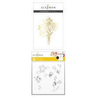 Altenew - Morning Blooms Hot Foil Plate and Stencil Bundle