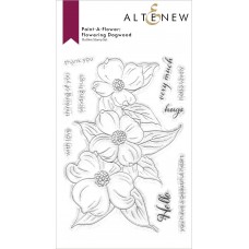 Altenew - Paint-A-Flower: Flowering Dogwood Outline Stamp Set 