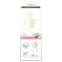 Altenew - Delightful Flowers Hot Foil Plate and Stencil Bundle