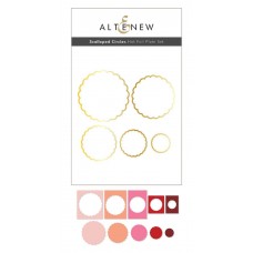 Altenew - Scalloped Circles Hot Foil Plate and Stitched Scalloped Circles Die Bundle