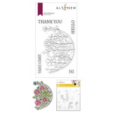 Altenew - Arch of Flowers Stamp, Die, Stencil Bundle